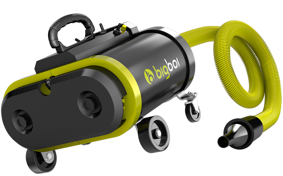 MK2 - Big Boi BLOWR PRO, 4 Stage Twin Motor air blower dryer, fixed heat on wheels