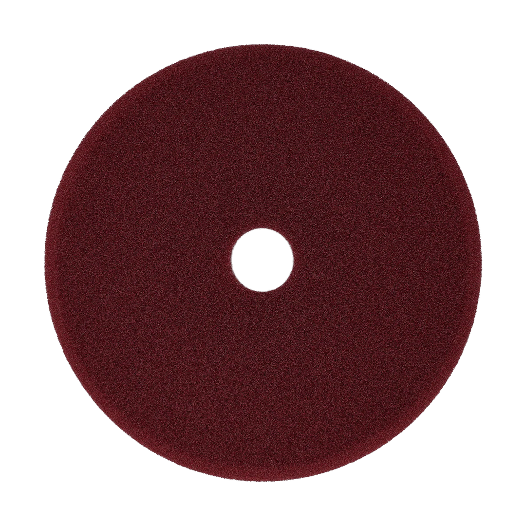 BUFF AND SHINE Maroon URO-TEC Medium Cutting Pad for Long Throw DA