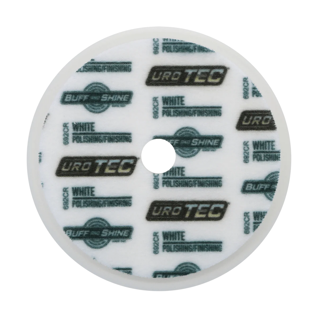 BUFF AND SHINE White URO-TEC Finishing Pad for Long Throw DA