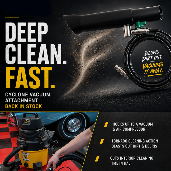 Cyclone Professional Vacuum cleaning adaptor by CAR-Tool