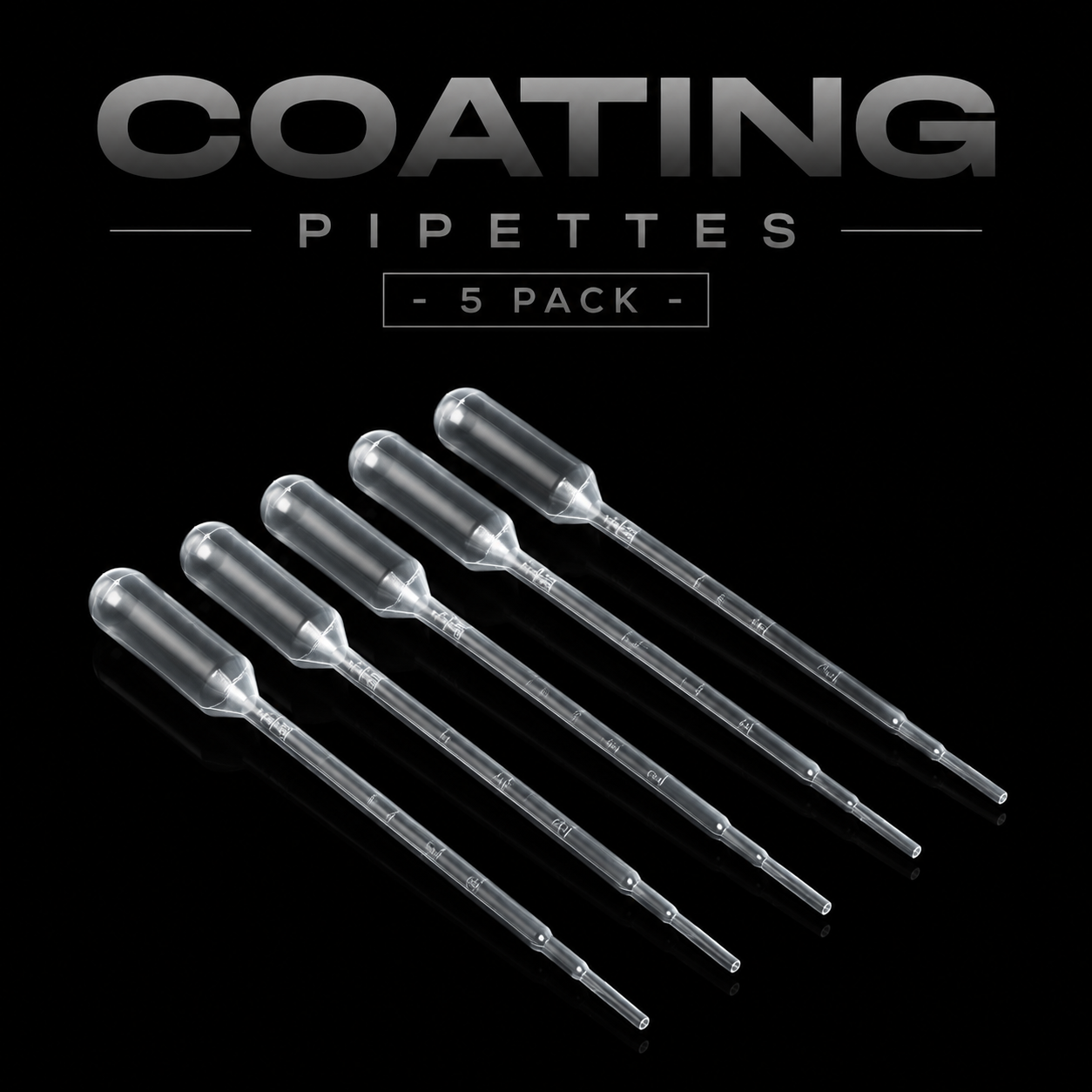 Precision Coating Pipettes - 5 PACK