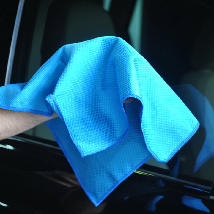 Paragon Premium Fishscale Microfibre Glass Towel Blue 40x40