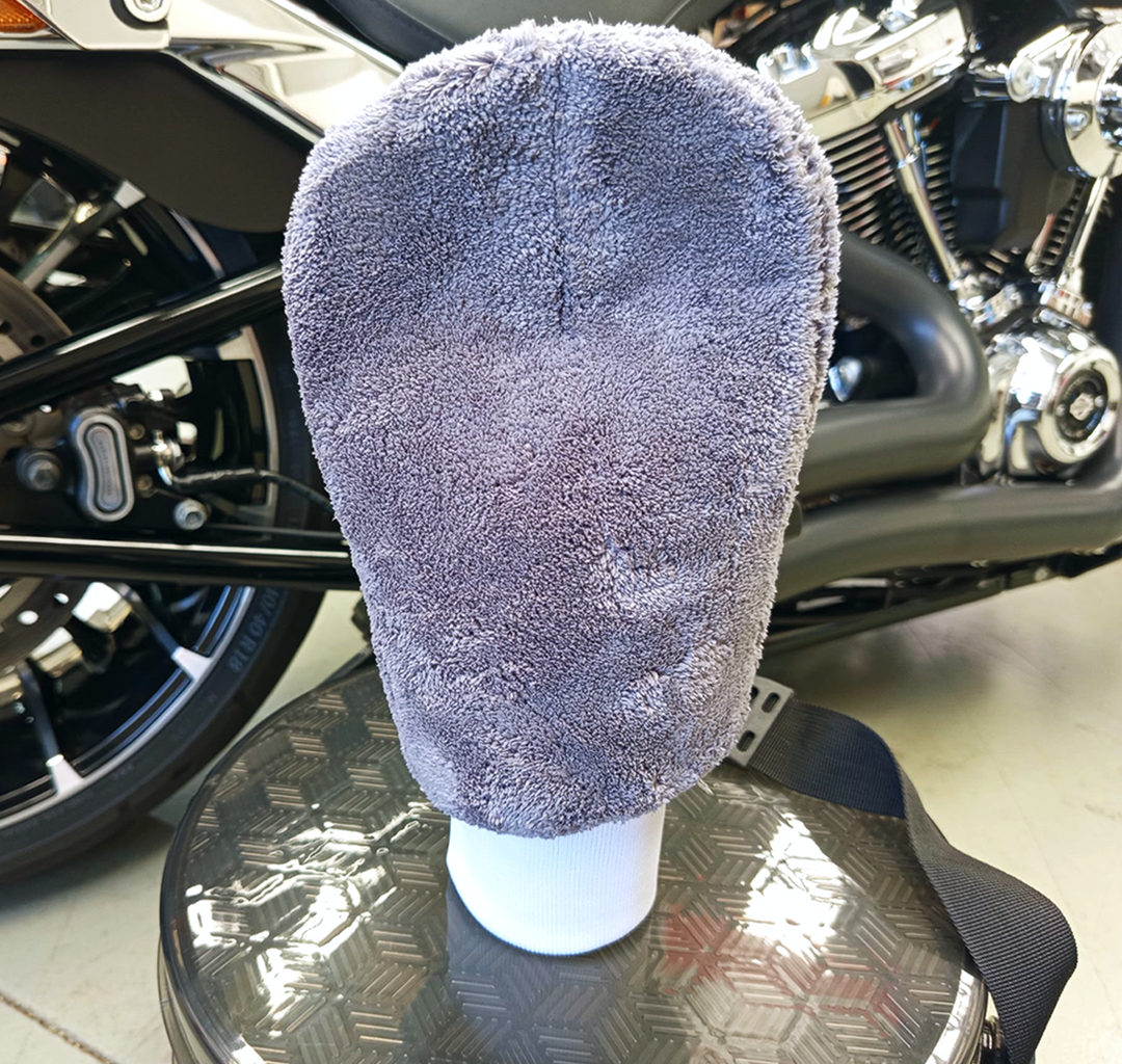 Premium Microfibre Wash Mitt Grey