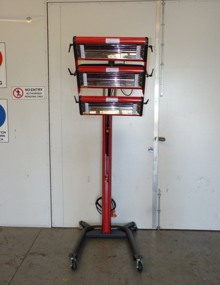 Infrared curing lamp 3 bank unit