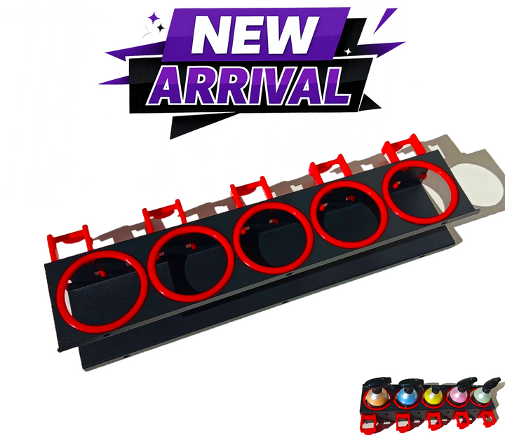 Envoke wall mount bottle rack