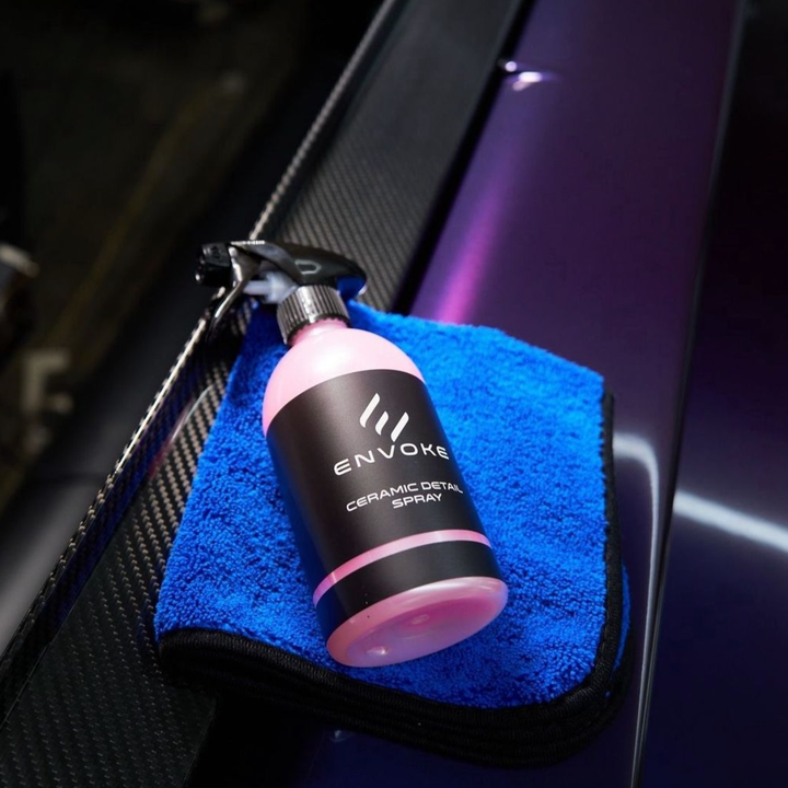 Microfibre Premium Dual Pile Towel 500gsm 40x40cm Royal Blue