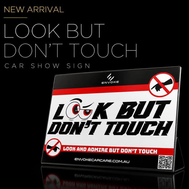 Envoke “Look But Don’t Touch" Sign