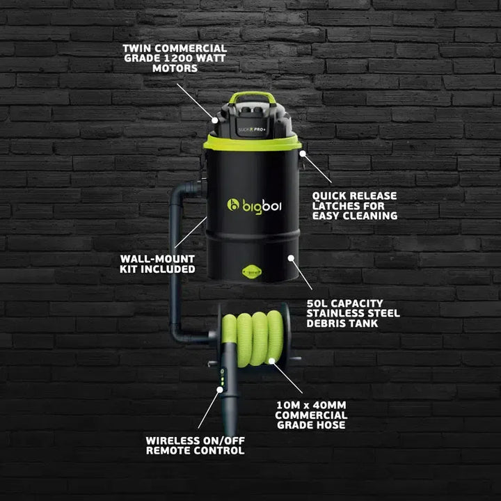 NEW- SUCKR PRO+ WALL MOUNTED SET