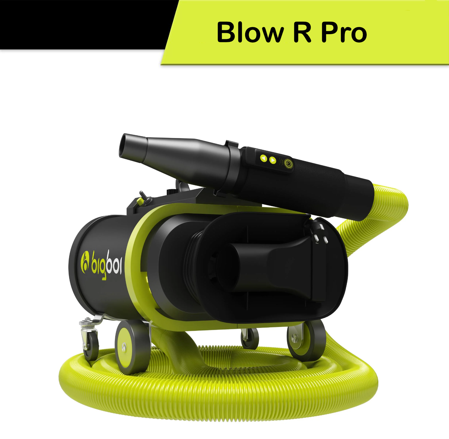 MK2 - Big Boi BLOWR PRO, 4 Stage Twin Motor air blower dryer, fixed heat on wheels