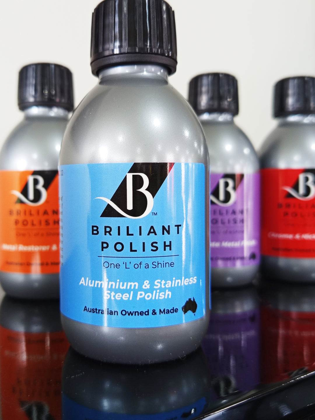 Briliant Polish Aluminium and Stainless Steel Metal Polish 175ml
