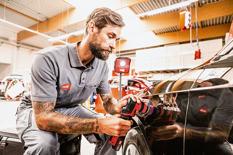 Flex PXE 80 Cordless Mini DA Polisher