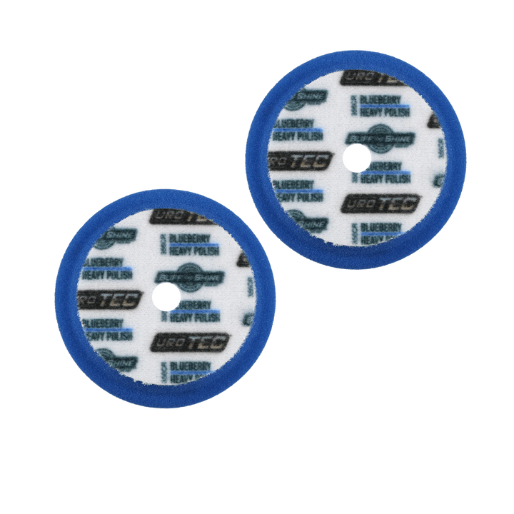 BUFF AND SHINE Dark Blue URO-TEC Heavy Polishing Pad for Long Throw DA