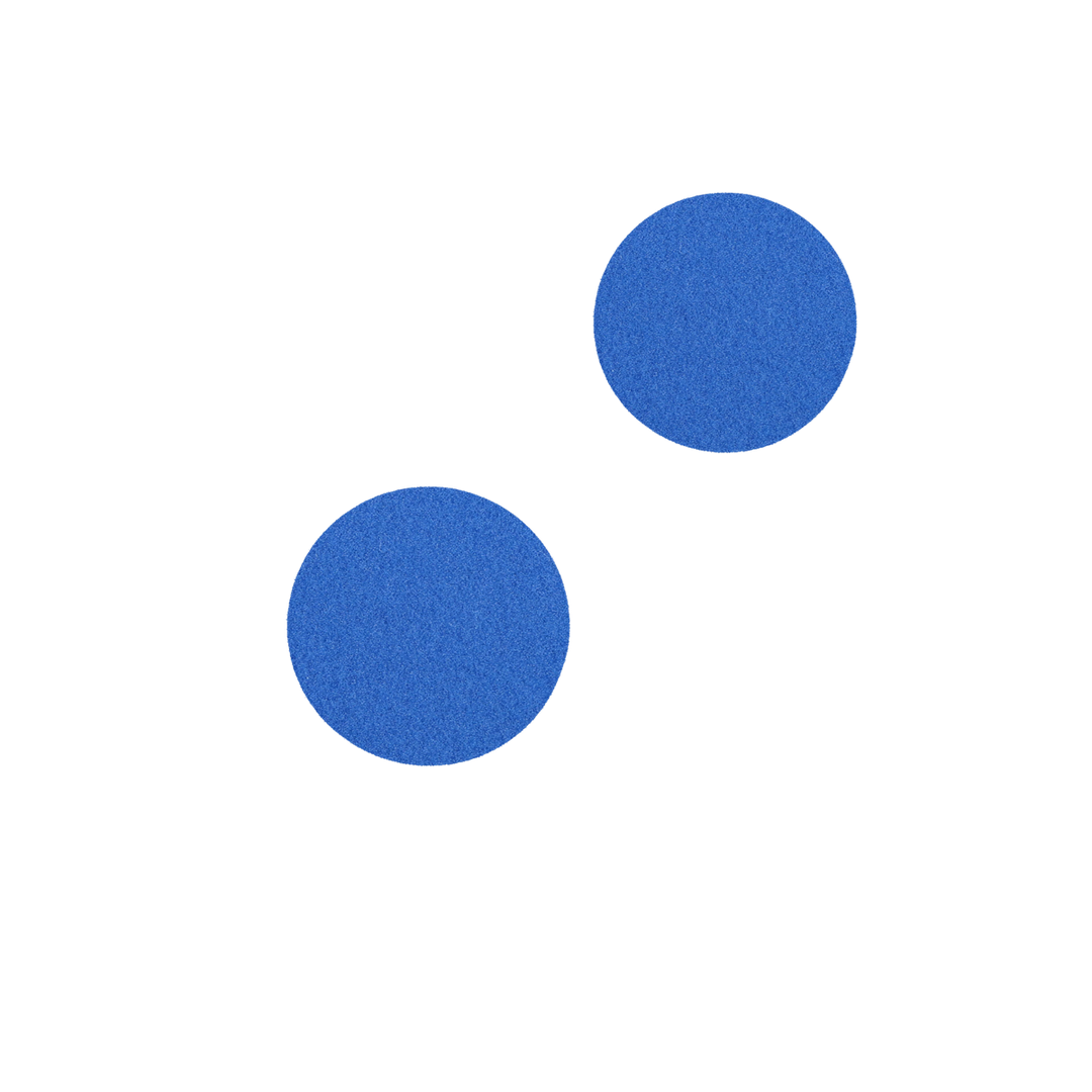 BUFF AND SHINE Dark Blue URO-TEC Heavy Polishing Pad for Long Throw DA