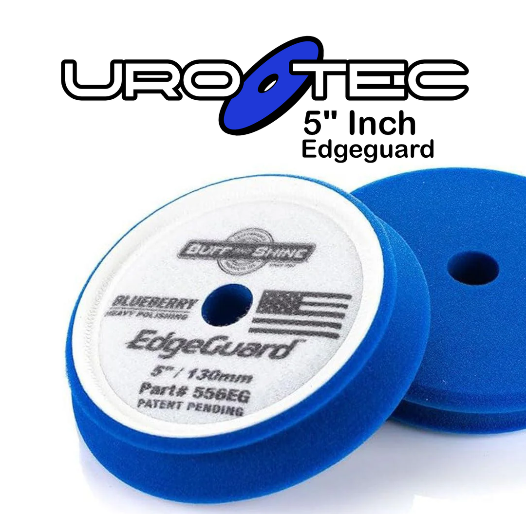 BUFF AND SHINE Dark Blue URO-TEC Heavy Polishing Pad for Long Throw DA
