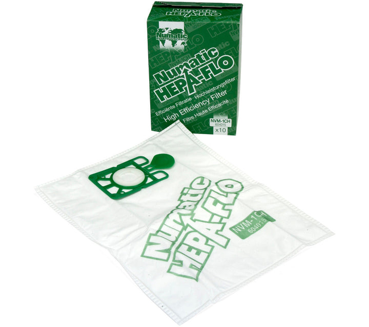 Numatic HEPA-FLO Genuine NVM-2BH Vacuum Bags to suit George 10 pack