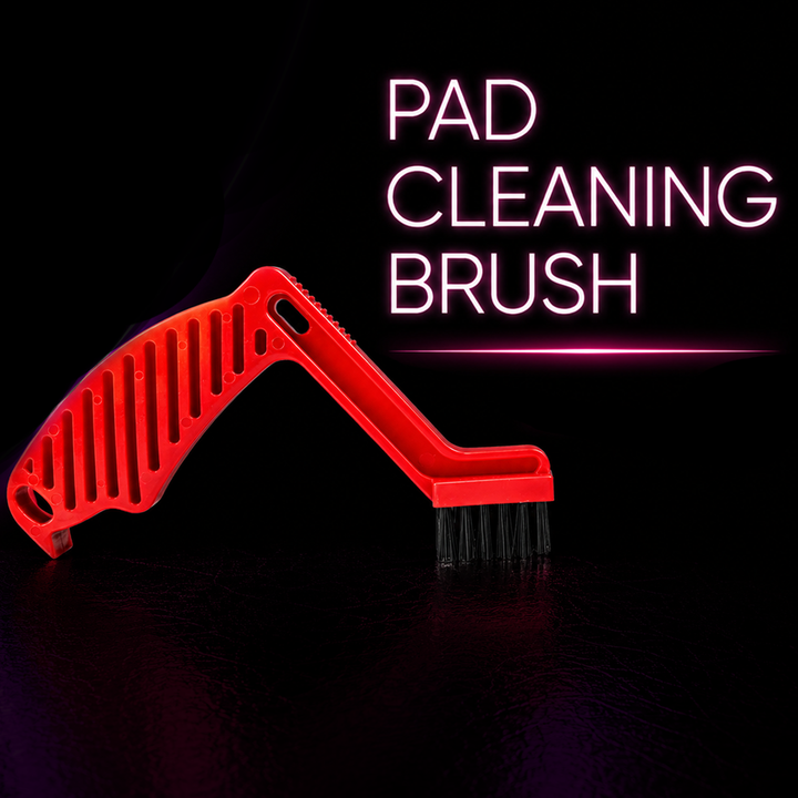 DC Foam pad conditioning and cleaning brush