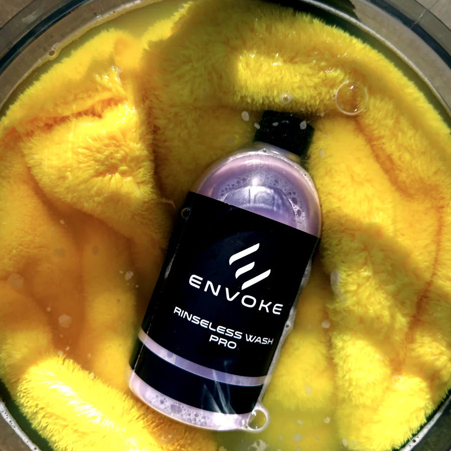 Microfibre Edge-less Plush Towel 500gsm 40x40cm Yellow