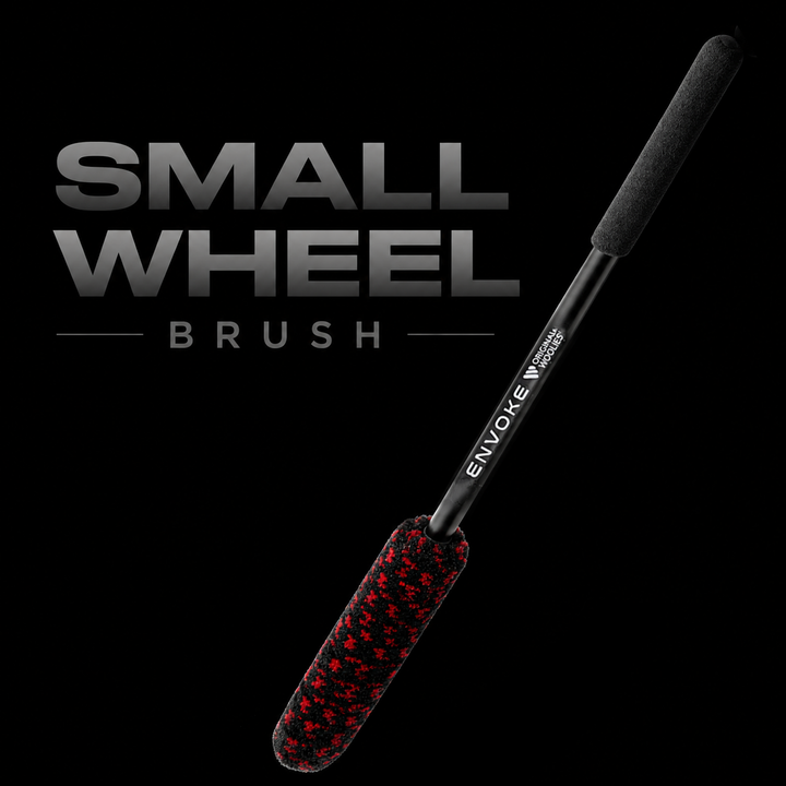 Envoke Wheel Woolie Brush SML straight 12" handle