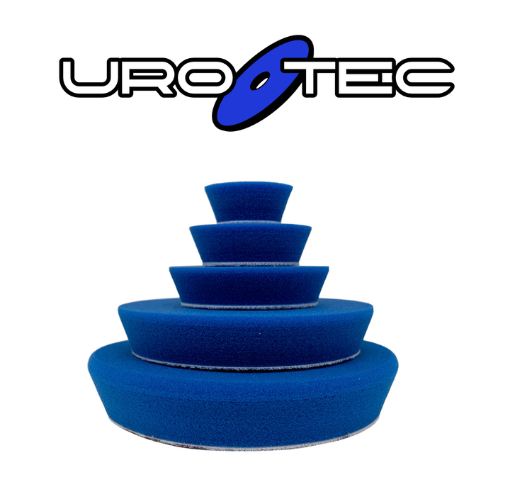 BUFF AND SHINE Dark Blue URO-TEC Heavy Polishing Pad for Long Throw DA
