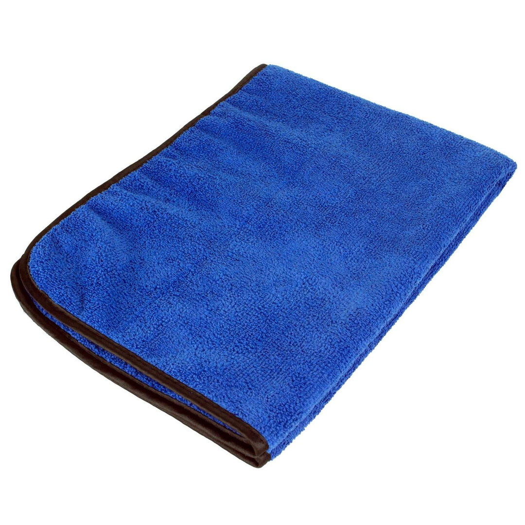 Microfibre Premium Dual Pile Towel 500gsm 40x40cm Royal Blue