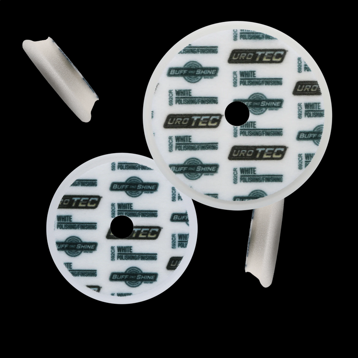 BUFF AND SHINE White URO-TEC Finishing Pad for Long Throw DA